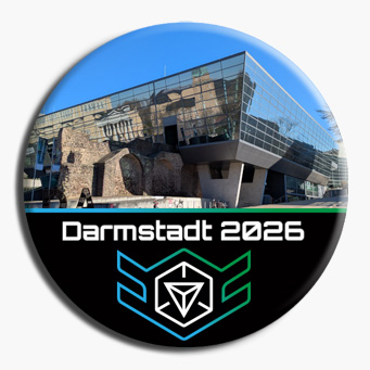 Darmstadtium mit Bezug auf GSI - Darmstadtium is element 110 (Ds) in the periodic table, was first detected in 1994 at the GSI in Darmstadt and the Darmstadt Congress Center was named in honor of it.