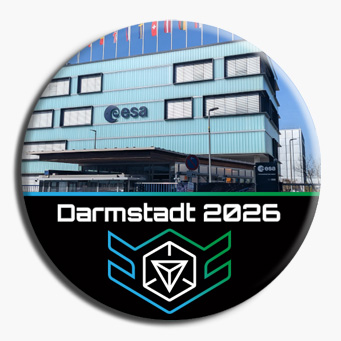 ESA und TIZ - From the Technology and Innovation Centre - a coworking space for many companies- , make your way to ESA and ESOC, the European space projects - where the european satellites are controlled.