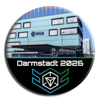 ESA und TIZ - From the Technology and Innovation Centre - a coworking space for many companies- , make your way to ESA and ESOC, the European space projects - where the european satellites are controlled.